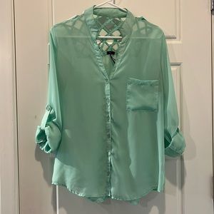 Mint Green Work Top